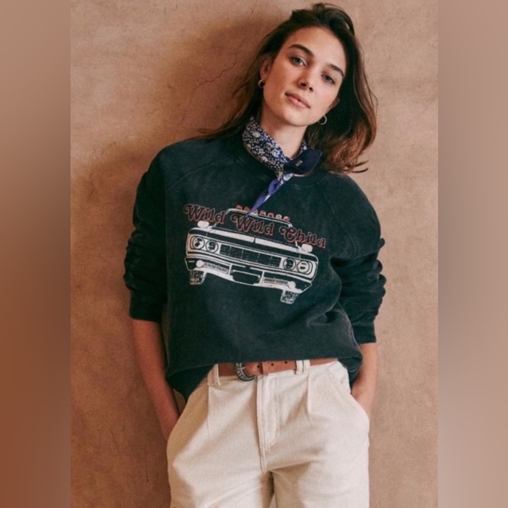 Sezane Wild Child Sweatshirt